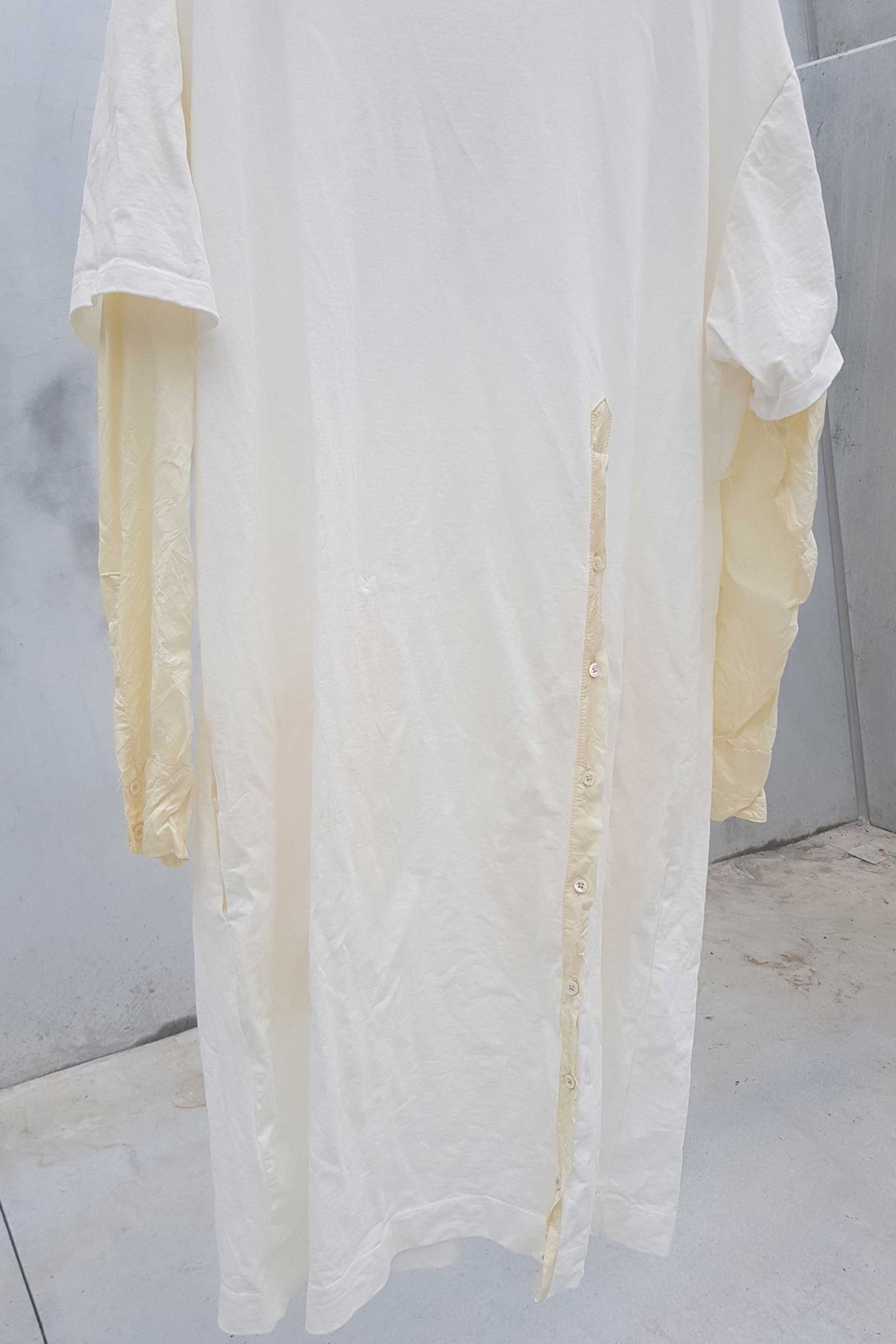 T-Shirt Dress with Arms | Japanese Cotton + Vintage Silk