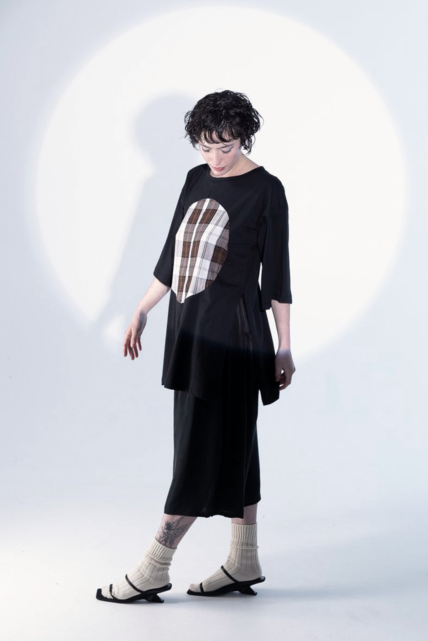 Kaguya Shorts | Linen + Cotton | Black