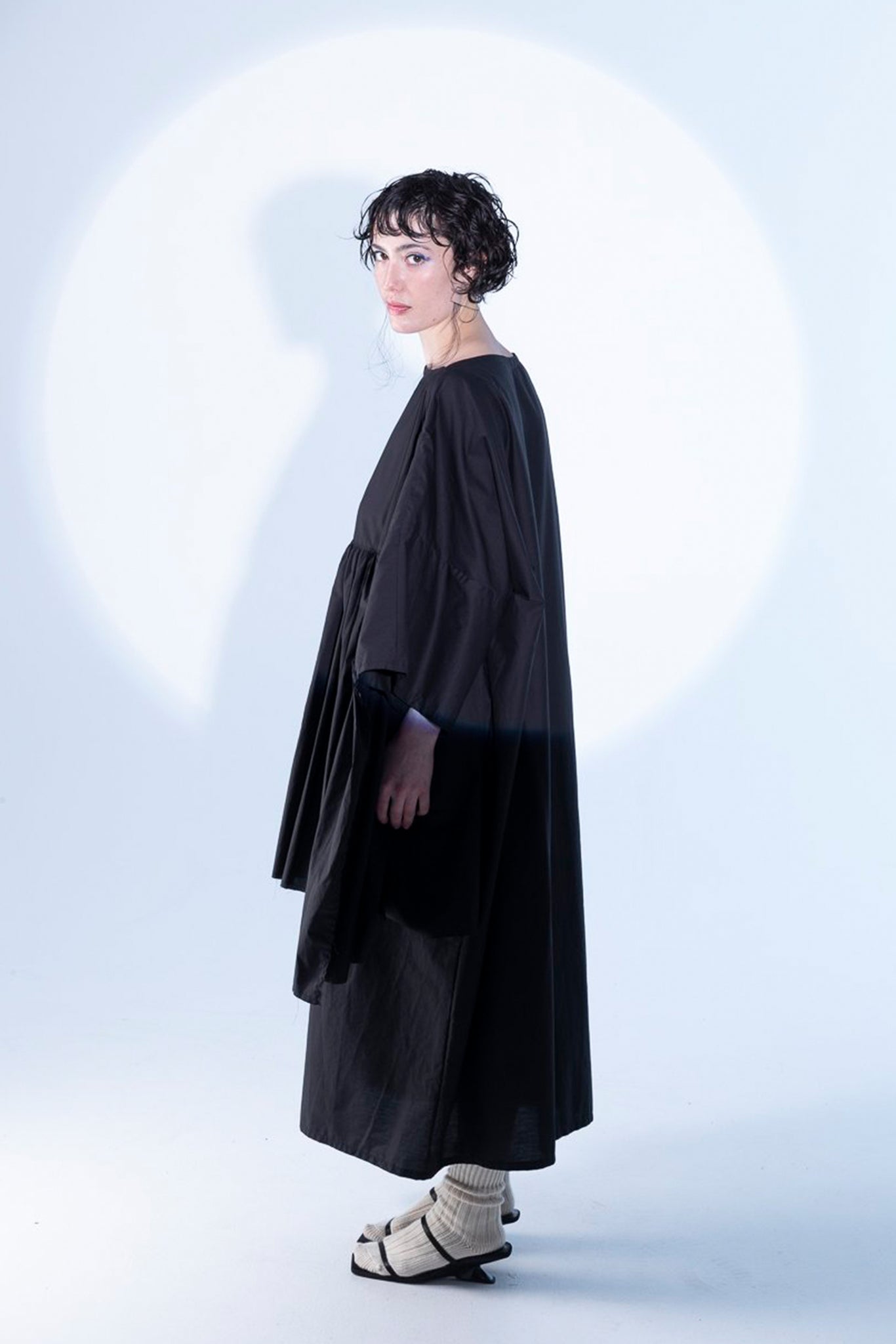 Tsuru Dress | Cotton | Black