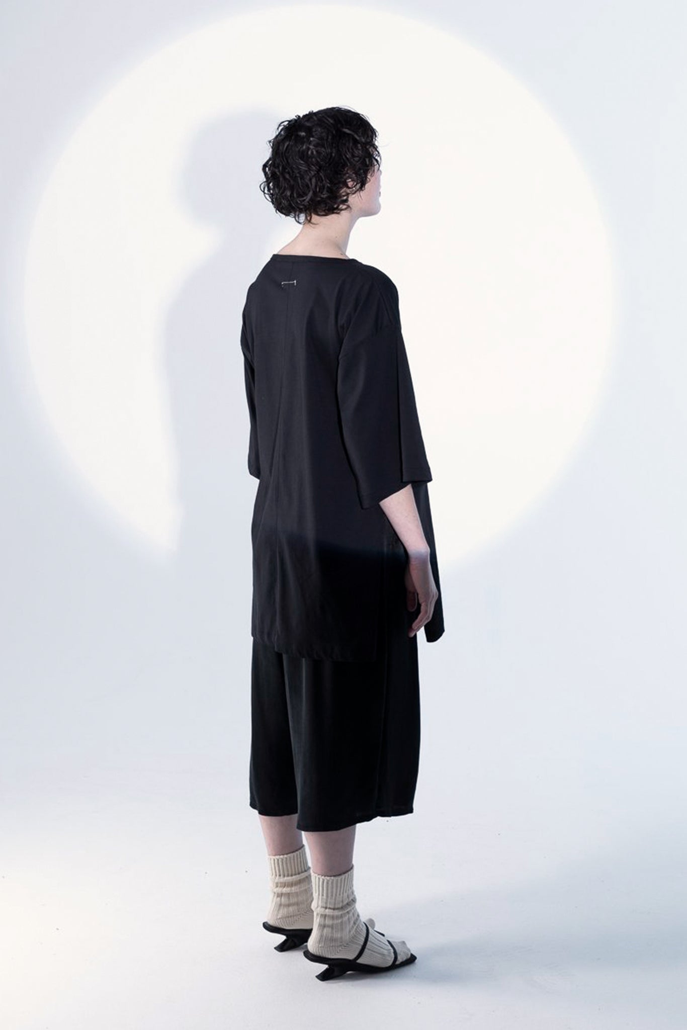 Kaguya Shorts | Linen + Cotton | Black