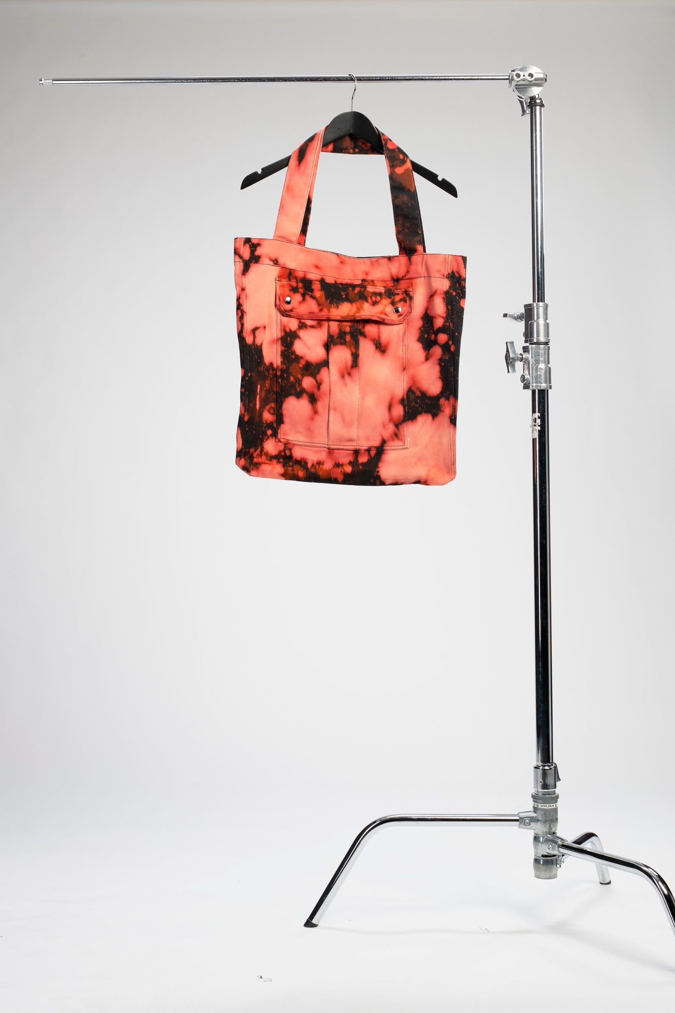 Work tote bag | Orange Bleach