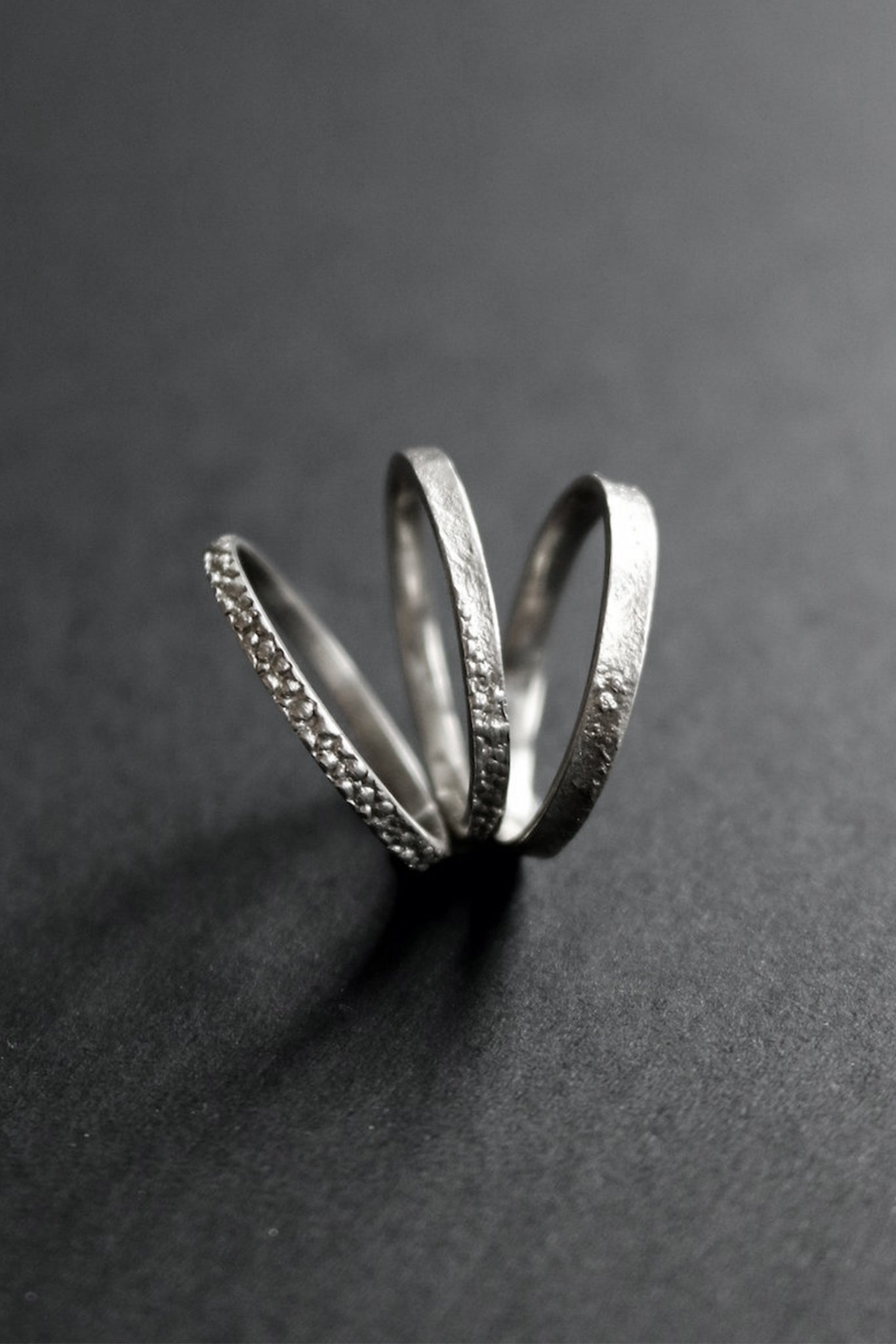 Fine Stacker Rings | Polished Silver | Set of 3