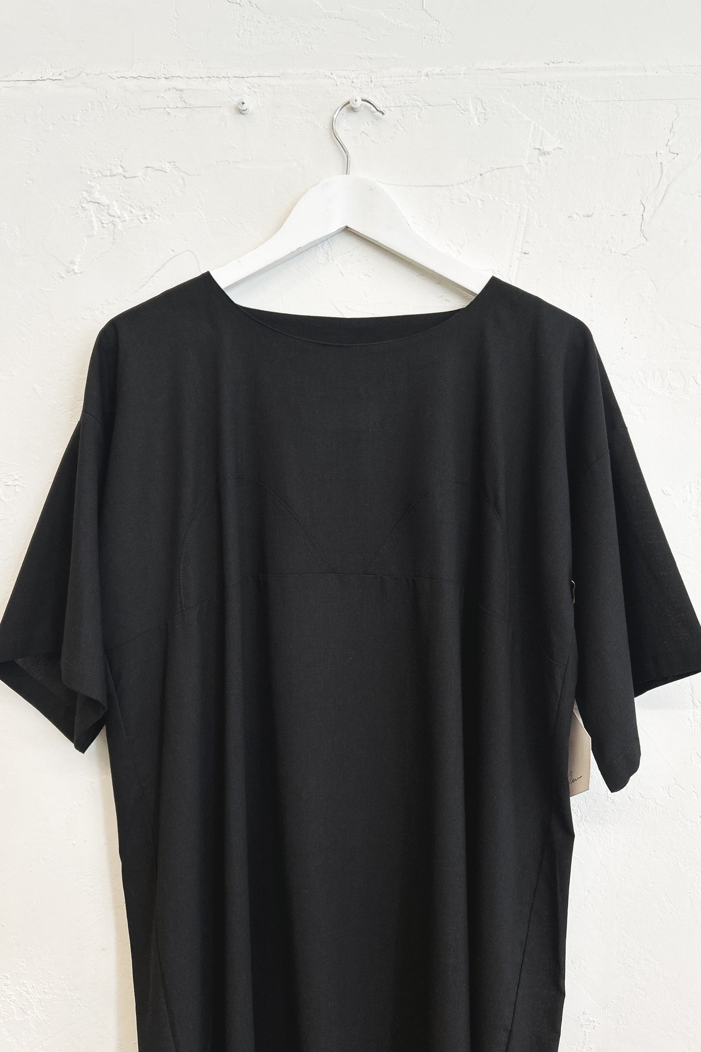 Onyx Dress | Linen + Cotton | Black