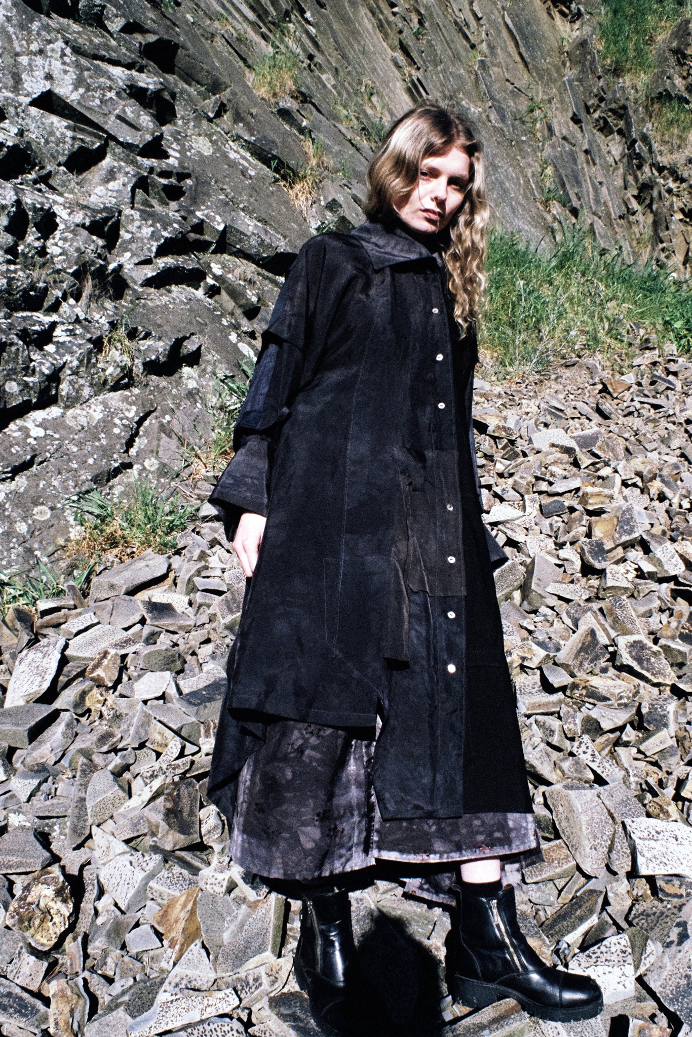 #227 Pekapeka Dress | Sheer Linen | Black
