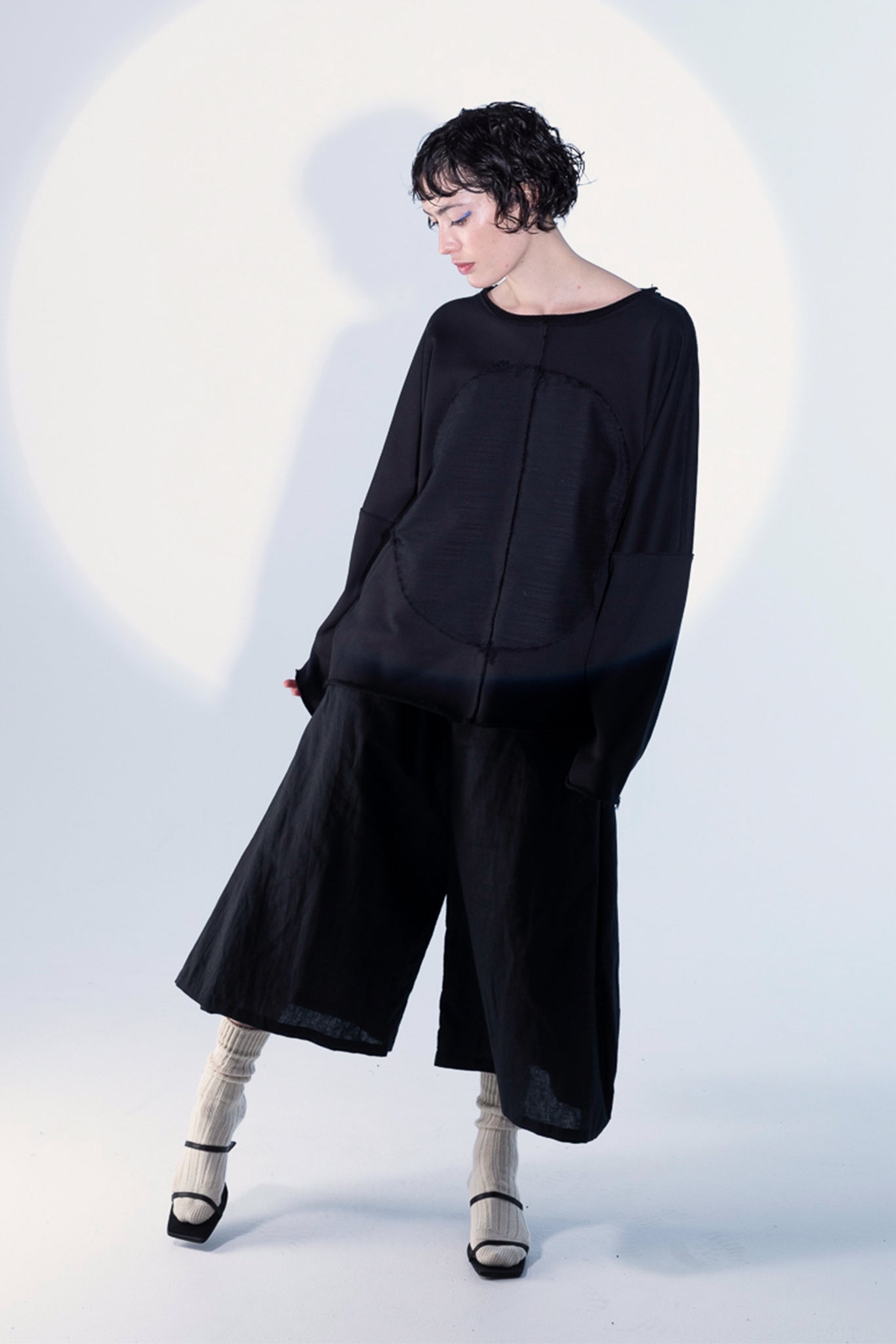 Renbo Shorts | Linen + Cotton | Black