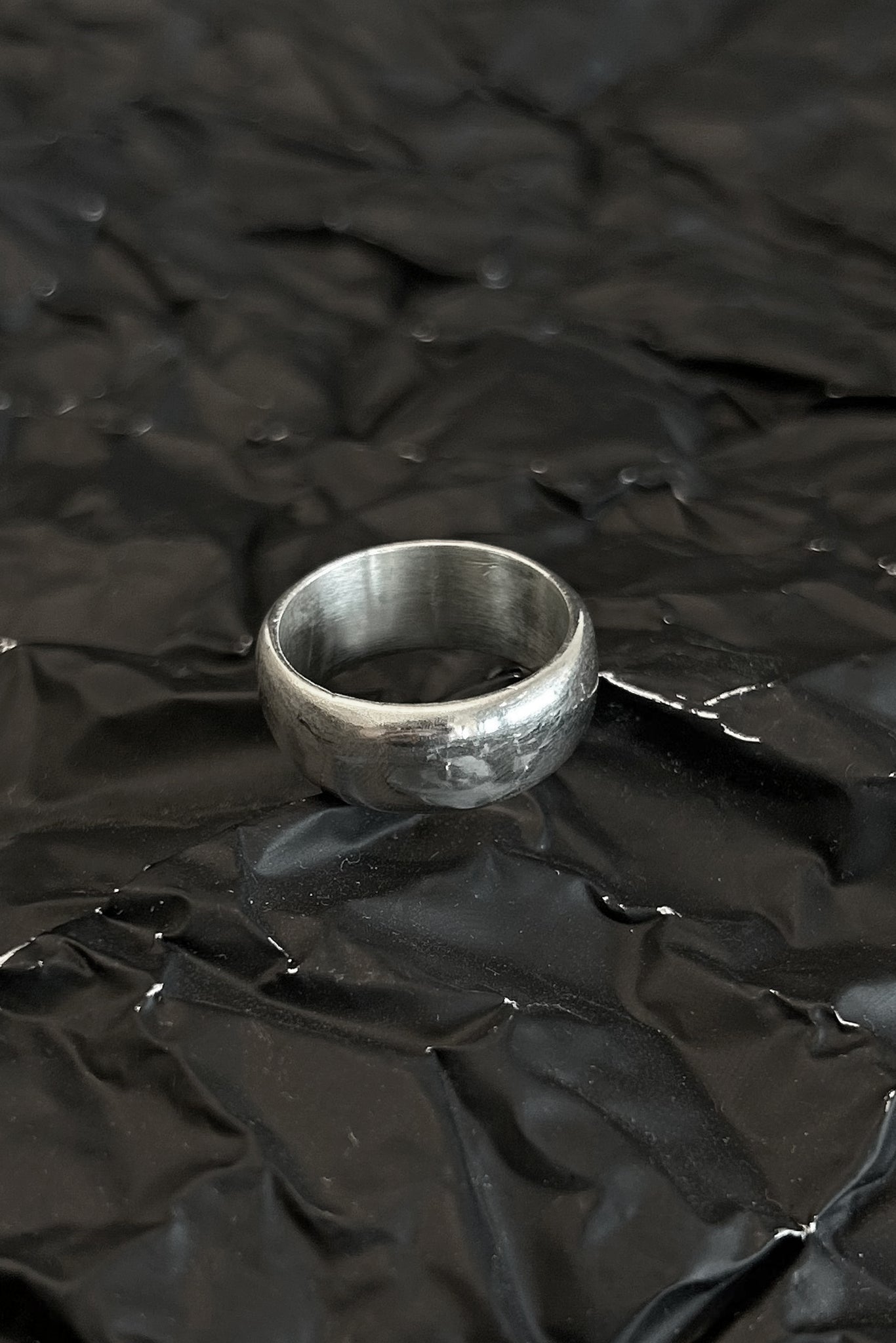 Cigar Band Ring| Sterling Silver