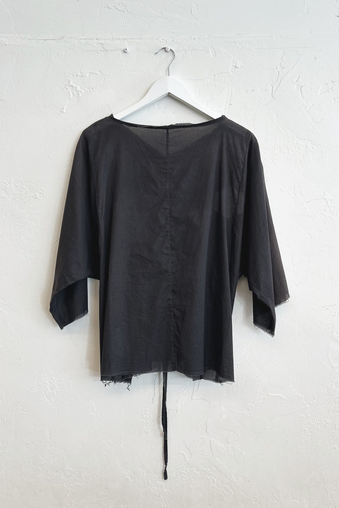 Musubi Top | Cotton | Black/Grey