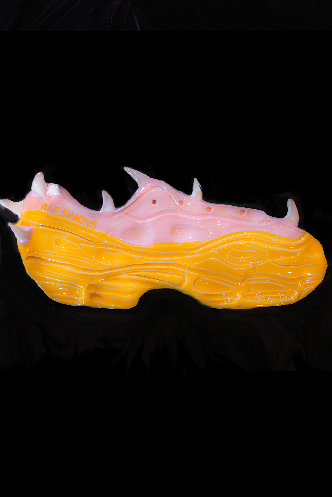 Raf toothy sole | Pink & Yellow