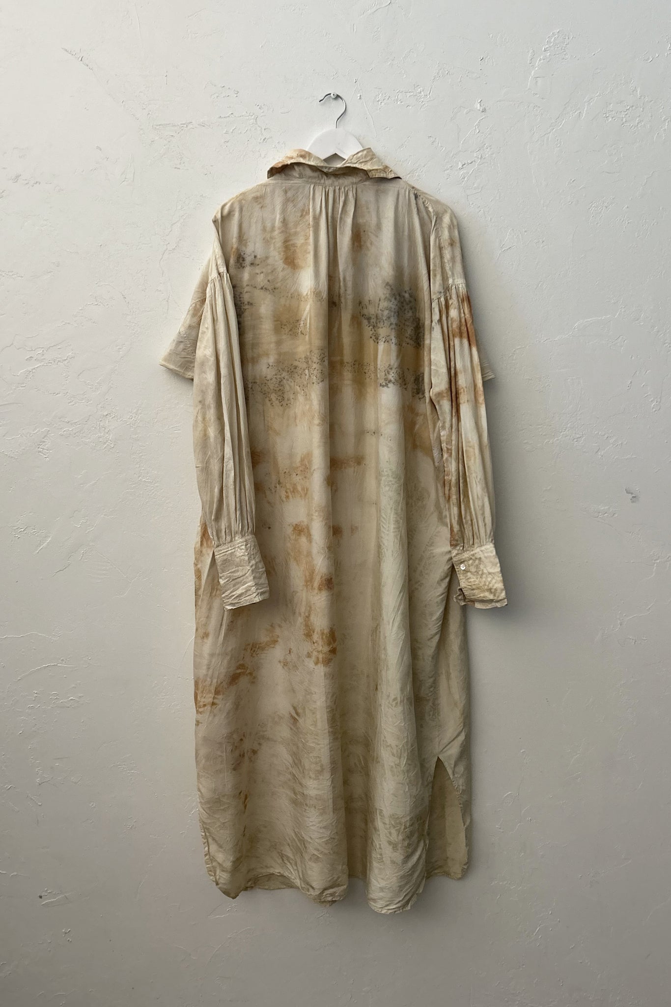 Grub T-Shirt Dress | Vintage Silk | Hand-dyed