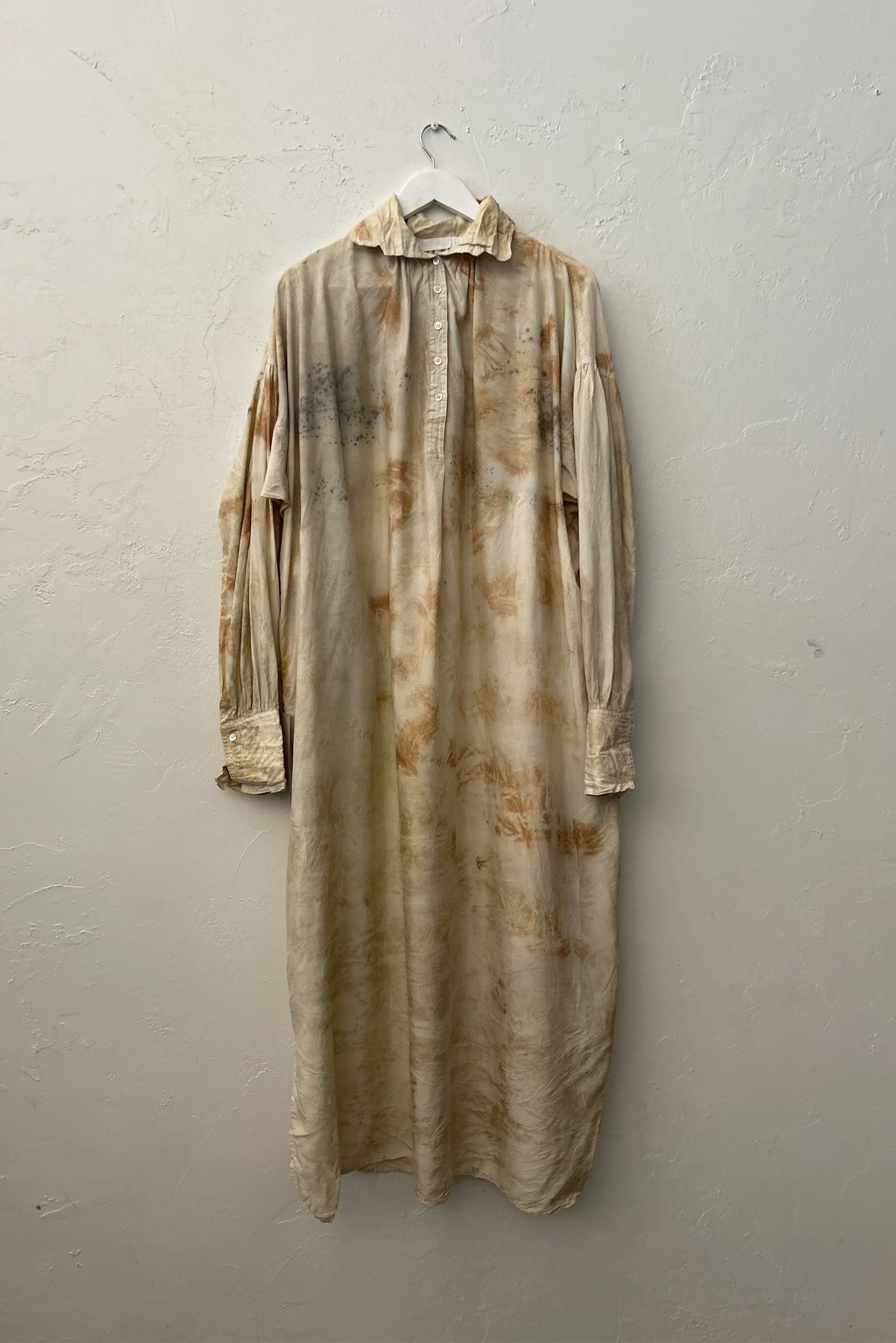 Grub T-Shirt Dress | Vintage Silk | Hand-dyed