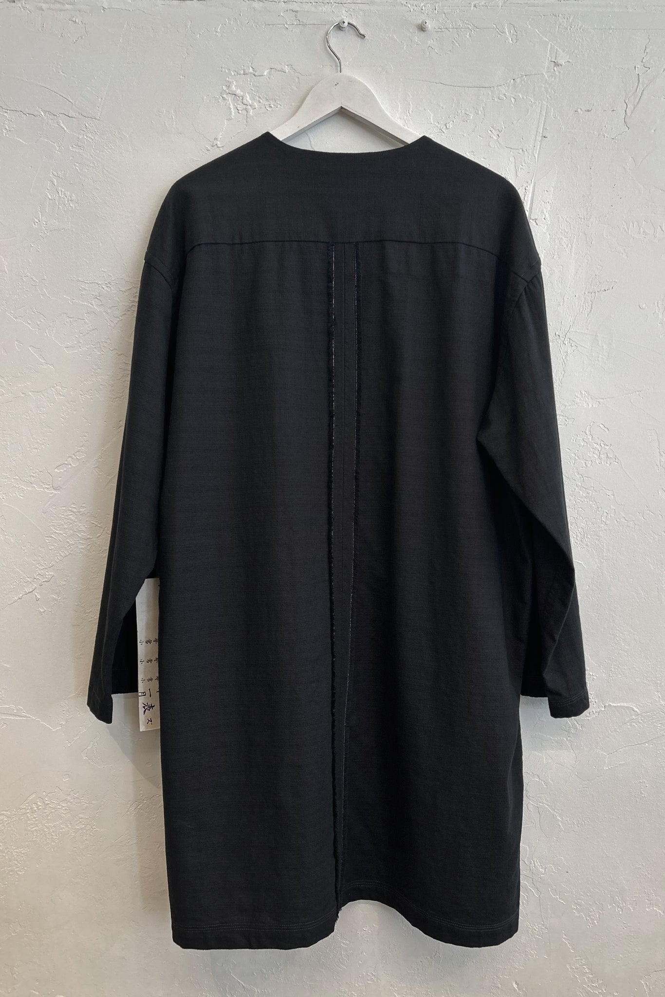 #087 Houseshirt | Cotton/Linen | Black