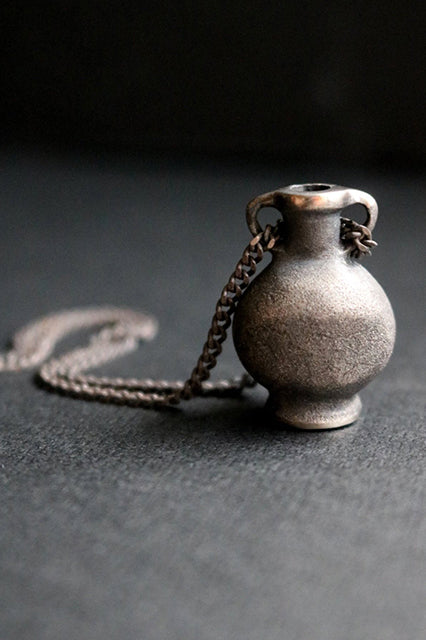 Tiny Vessel | Oxidised Sterling Silver