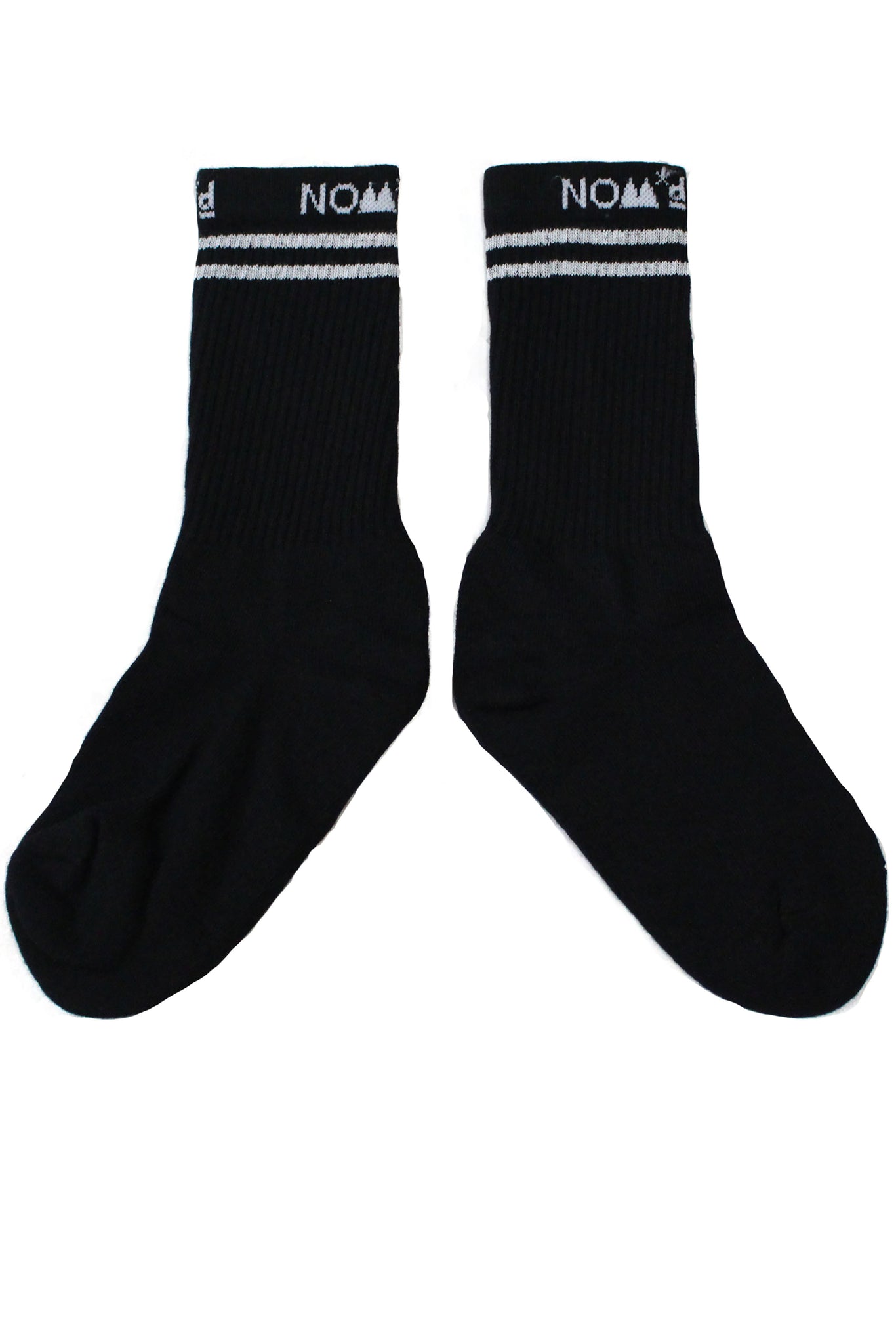 Stripe Socks | Cotton |  Black / White